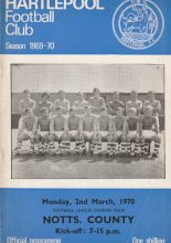 Hartlepool United v Notts County 02-Mar-1970