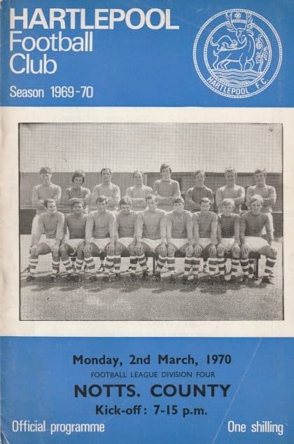 Hartlepool United v Notts County 02-Mar-1970