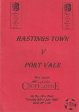 Hastings United v Port Vale 22-Jul-1997