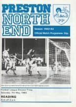 Preston North End v Reading 07-May-1983