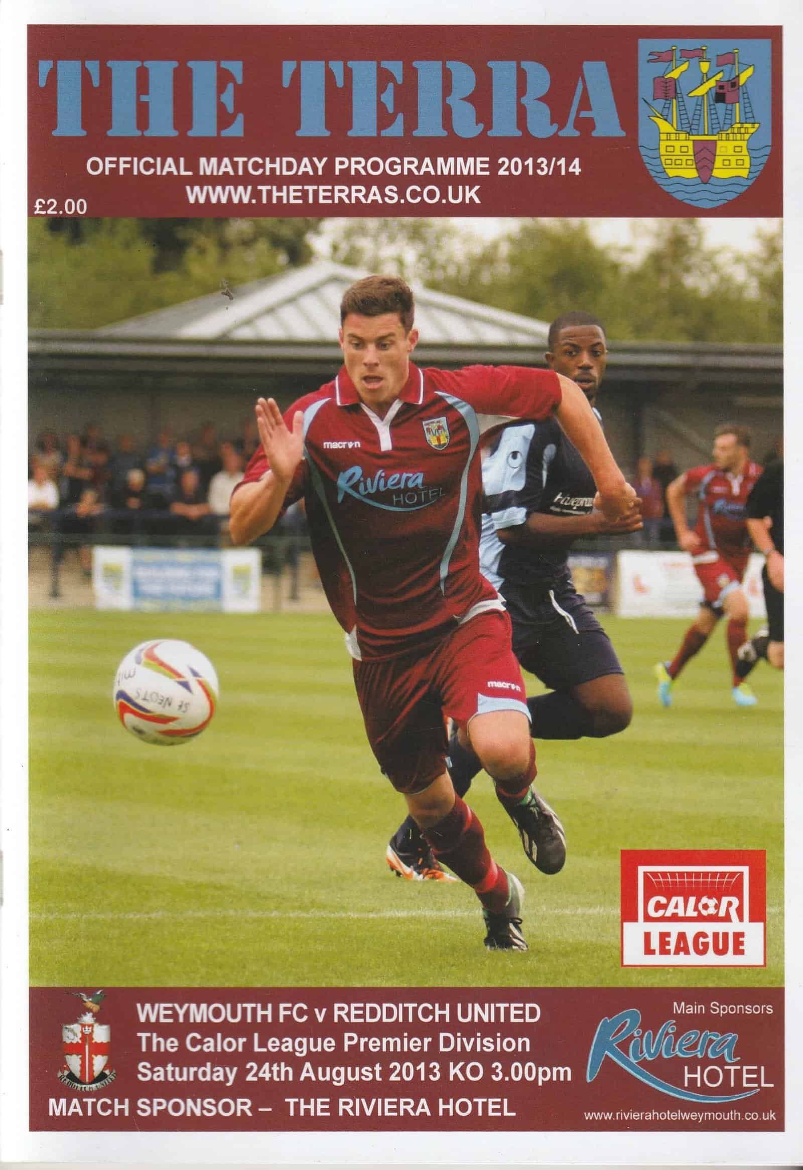 Weymouth v Redditch United 24-Aug-2013