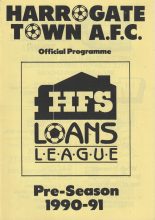 Harrogate Town v Rochdale 04-Aug-1990
