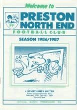 Preston North End v Scunthorpe United 14-Feb-1987