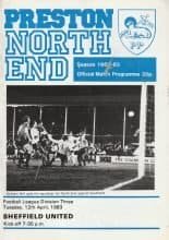 Preston North End v Sheffield United 12-Apr-1983