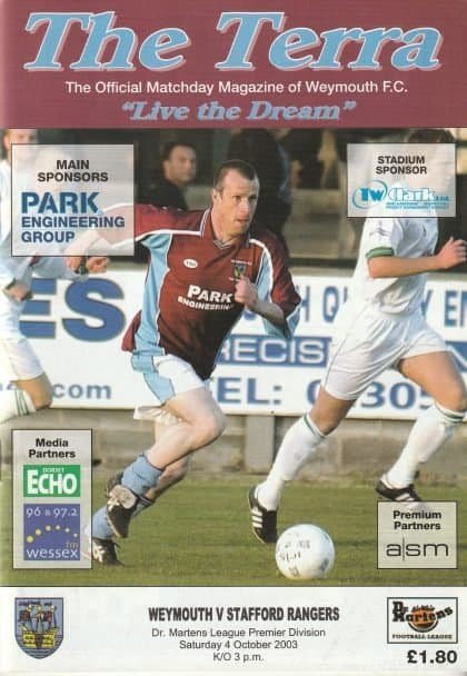 Weymouth v Stafford Rangers 04-Oct-2003
