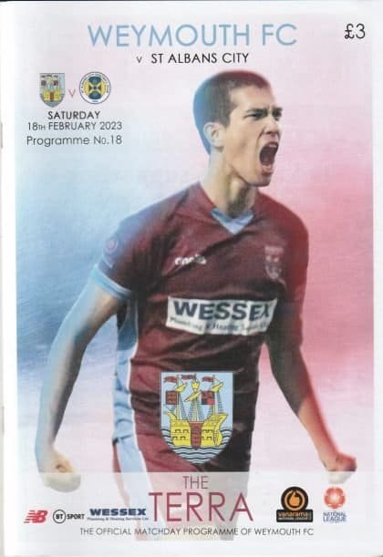 Weymouth v St Albans City 18-Feb-2023