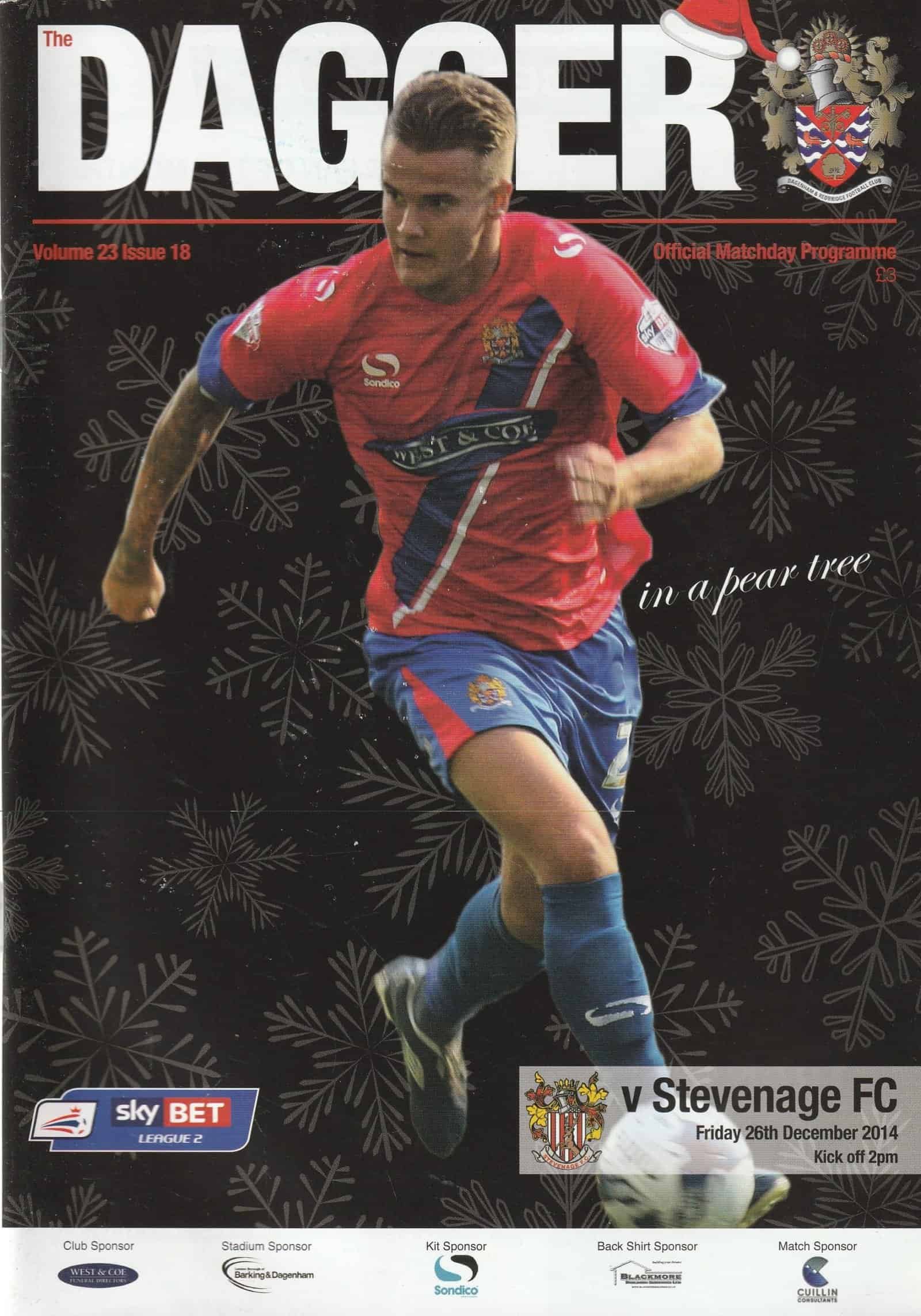 Dagenham & Redbridge v Stevenage 26-Dec-2014