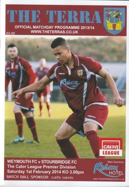 Weymouth v Stourbridge 01-Feb-2014
