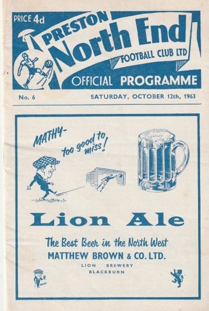 Preston North End v Swindon Town 12-Oct-1963