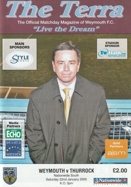 Weymouth v Thurrock 22-Jan-2005
