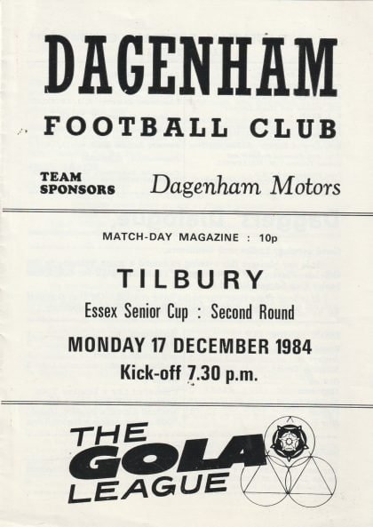Dagenham v Tilbury 17-Dec-1994