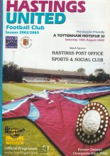 Hastings United v Tottenham Hotspur XI 10-Aug-2002