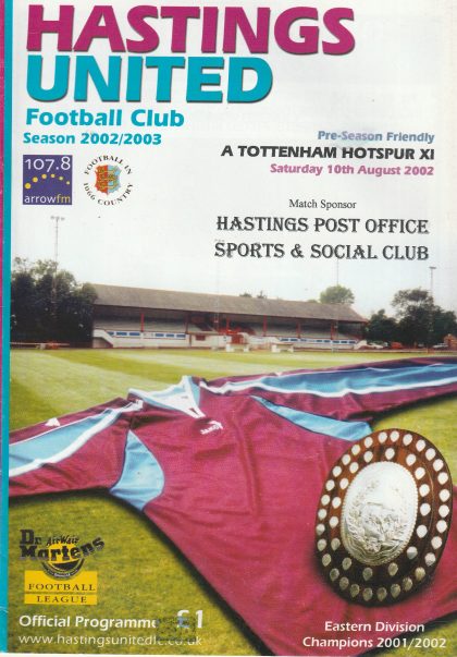 Hastings United v Tottenham Hotspur XI 10-Aug-2002