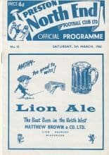 Preston North End v Tottenham Hotspur 05-Mar-1966