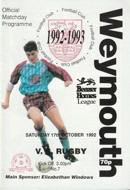 Weymouth v V.S. Rugby 17-Oct-1992