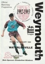 Weymouth v Waterlooville 01-Jan-1993