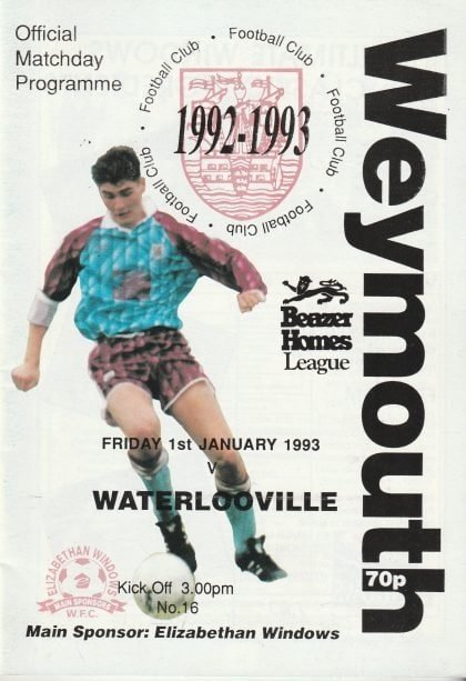 Weymouth v Waterlooville 01-Jan-1993