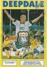 Preston North End v West Bromwich Albion 01-Oct-1991