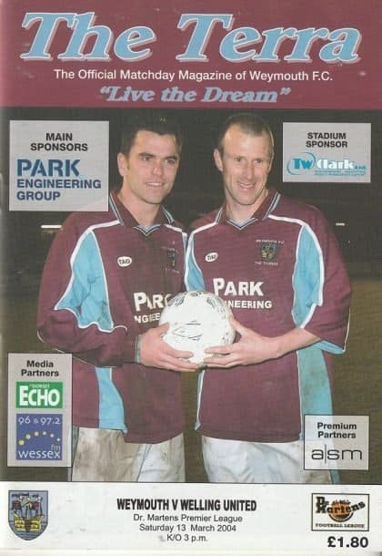 Weymouth v Welling United 13-Mar-2004