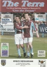 Weymouth v Weston-Super-Mare 13-Dec-2003