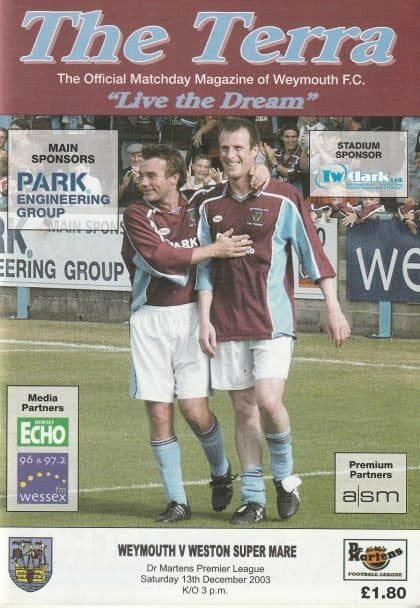 Weymouth v Weston-Super-Mare 13-Dec-2003