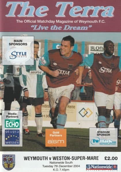 Weymouth v Weston-Super-Mare 07-Dec-2004