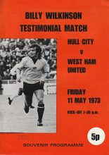 Hull City v West Ham United  11-May-1973