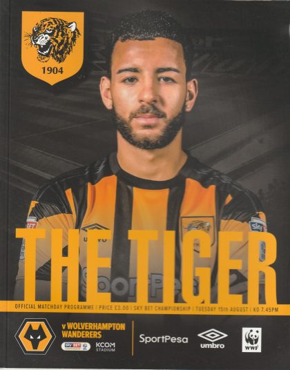 Hull City v Wolverhampton Wanderers  15-Aug-2017