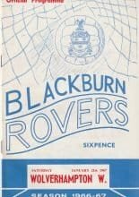Blackburn Rovers v Wolverhampton Wanderers 21-Jan-1967