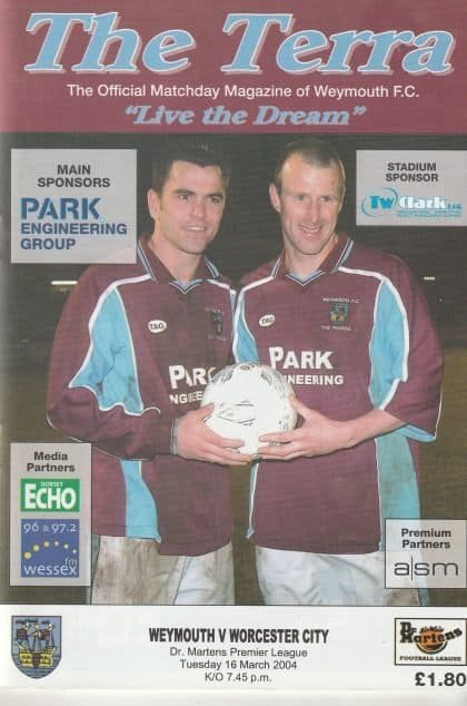 Weymouth v Worcester City 16-Mar-2004