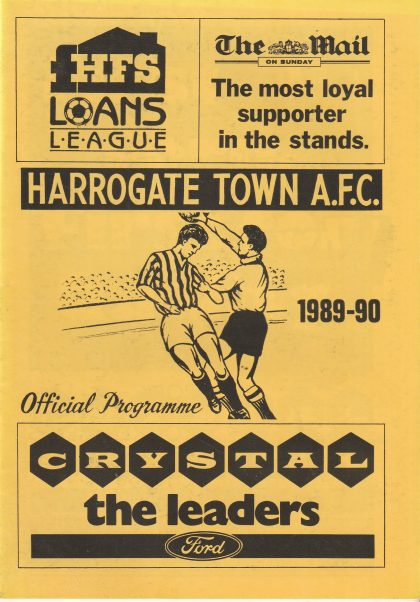 Harrogate Town v York City 28-Jul-1989