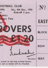 Nottingham Forest v Bristol Rovers  04-Dec-1976