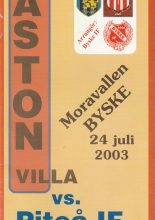 Pitea IF v Aston Villa 24-Jul-2003
