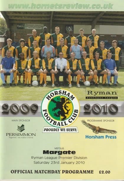 Horsham v Margate 23-Jan-2010