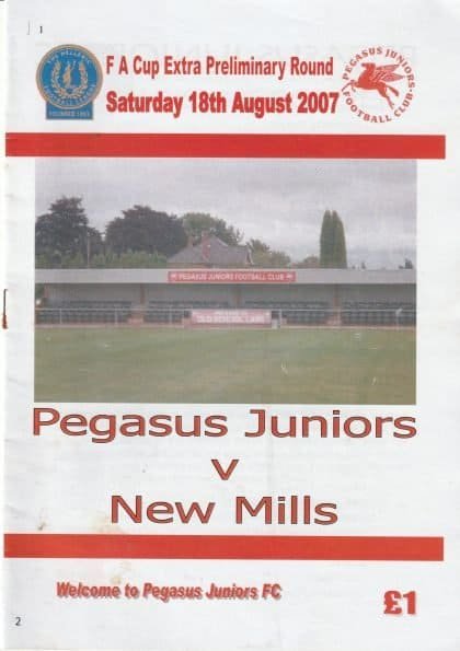 Pegasus Juniors v New Mills 18-Aug-2007