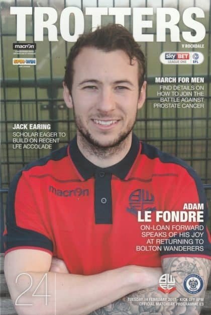 Bolton Wanderers v Rochdale  14-Feb-2017