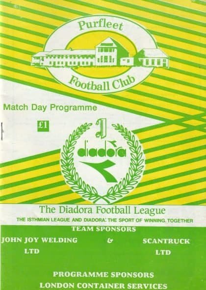 Purfleet v West Ham United  12-Aug-1995
