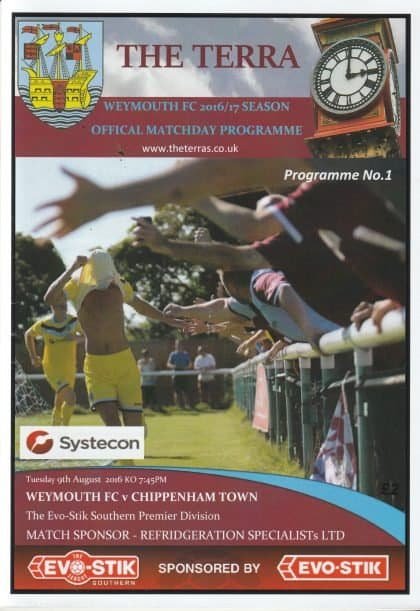 Weymouth v Chippenham Town 09-Aug-2016