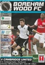Boreham Wood v Cambridge United 10-Dec-2011