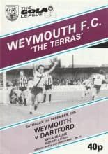 Weymouth v Dartford 07-Dec-1985