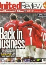 Manchester United v West Bromwich Albion  18-Oct-2008
