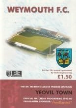 Weymouth v Yeovil Town 28-Nov-1999