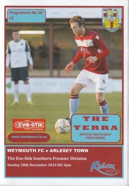 Weymouth v Arlesey Town 28-Dec-2014