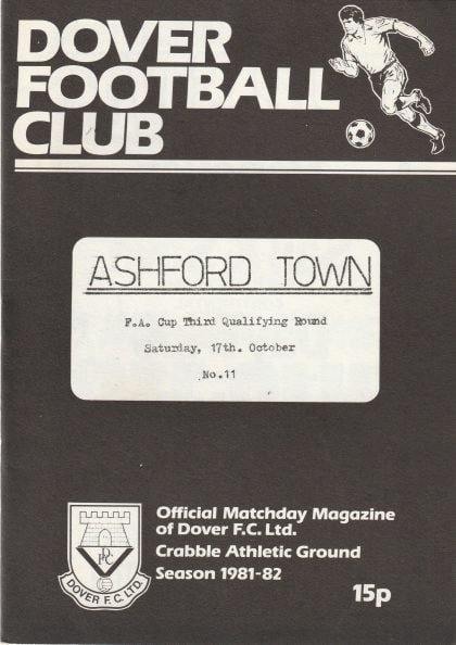 Dover v Ashford Town 17-Oct-1981