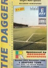 Dagenham & Redbridge v Ashford Town 25-Nov-1996