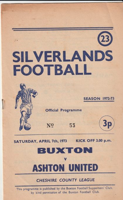 Buxton v Ashton United 07-Apr-1973