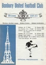 Banbury United v Barry Town 02-Feb-1982