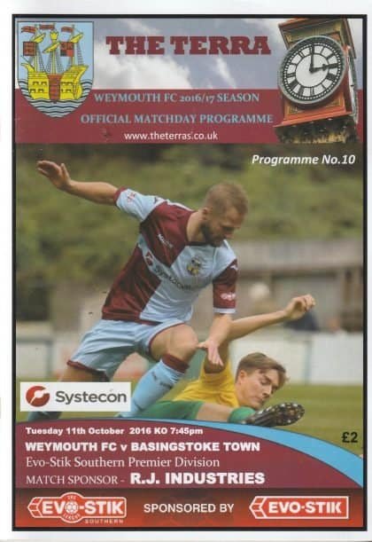 Weymouth v Basingstoke Town 11-Oct-2016