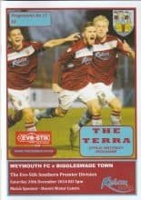 Weymouth v Biggleswade Town 20-Dec-2014