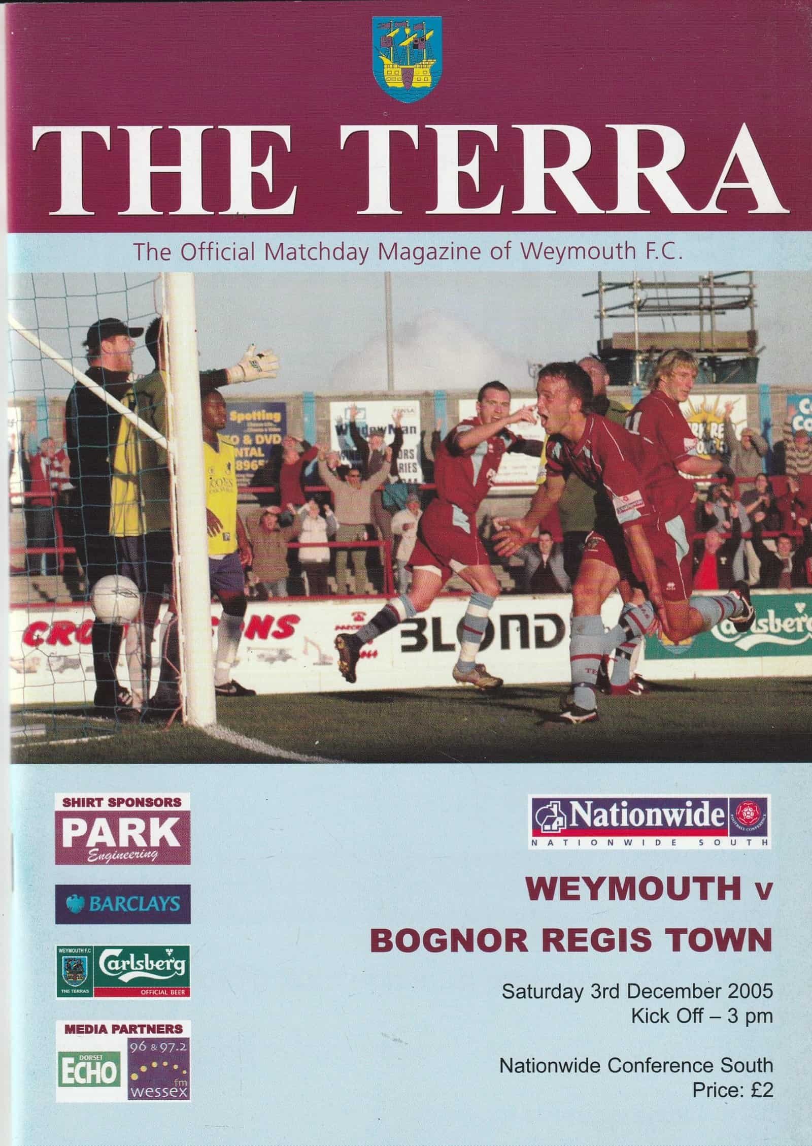 Weymouth v Bognor Regis Town 03-Dec-2005